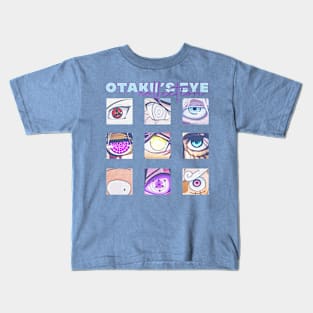 otaku anime eye collection Kids T-Shirt